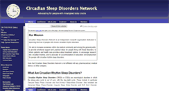 Desktop Screenshot of circadiansleepdisorders.org